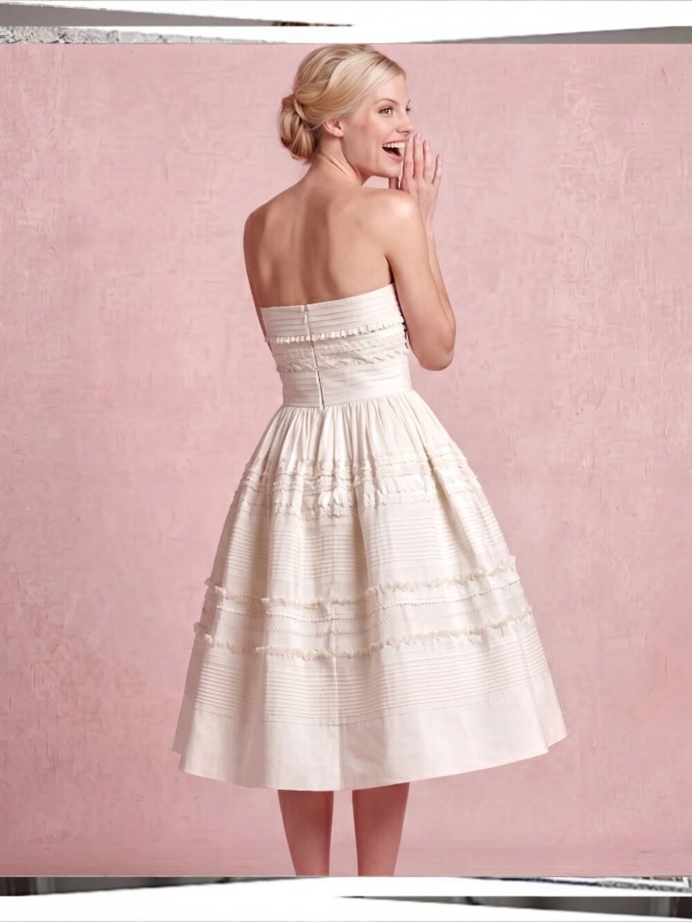 Retro "Fondant Buttercream" Tea Dress w/ Loads of Tulle (4) by Hitherto - Picture 5 of 8